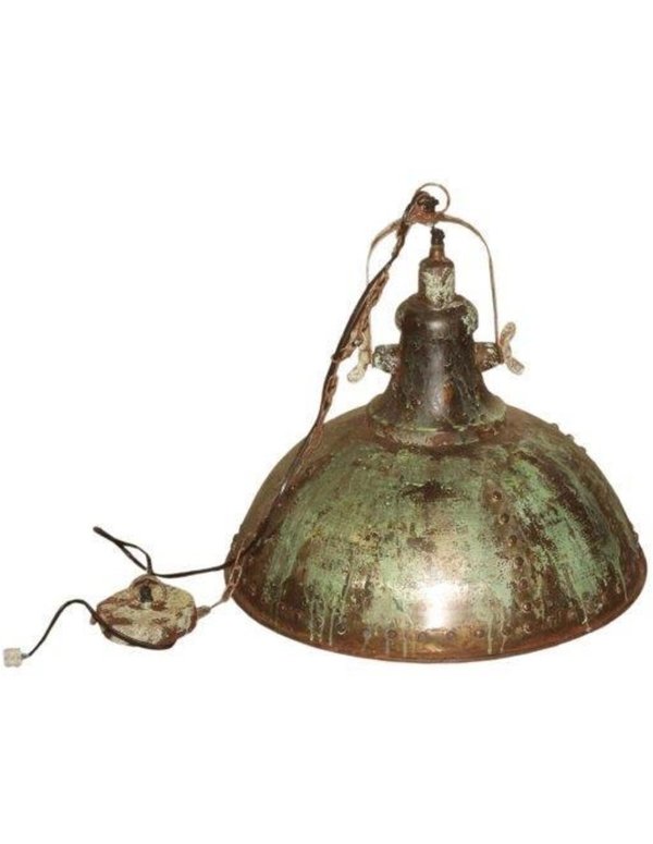 Hanglamp Texas - iron - vintage green